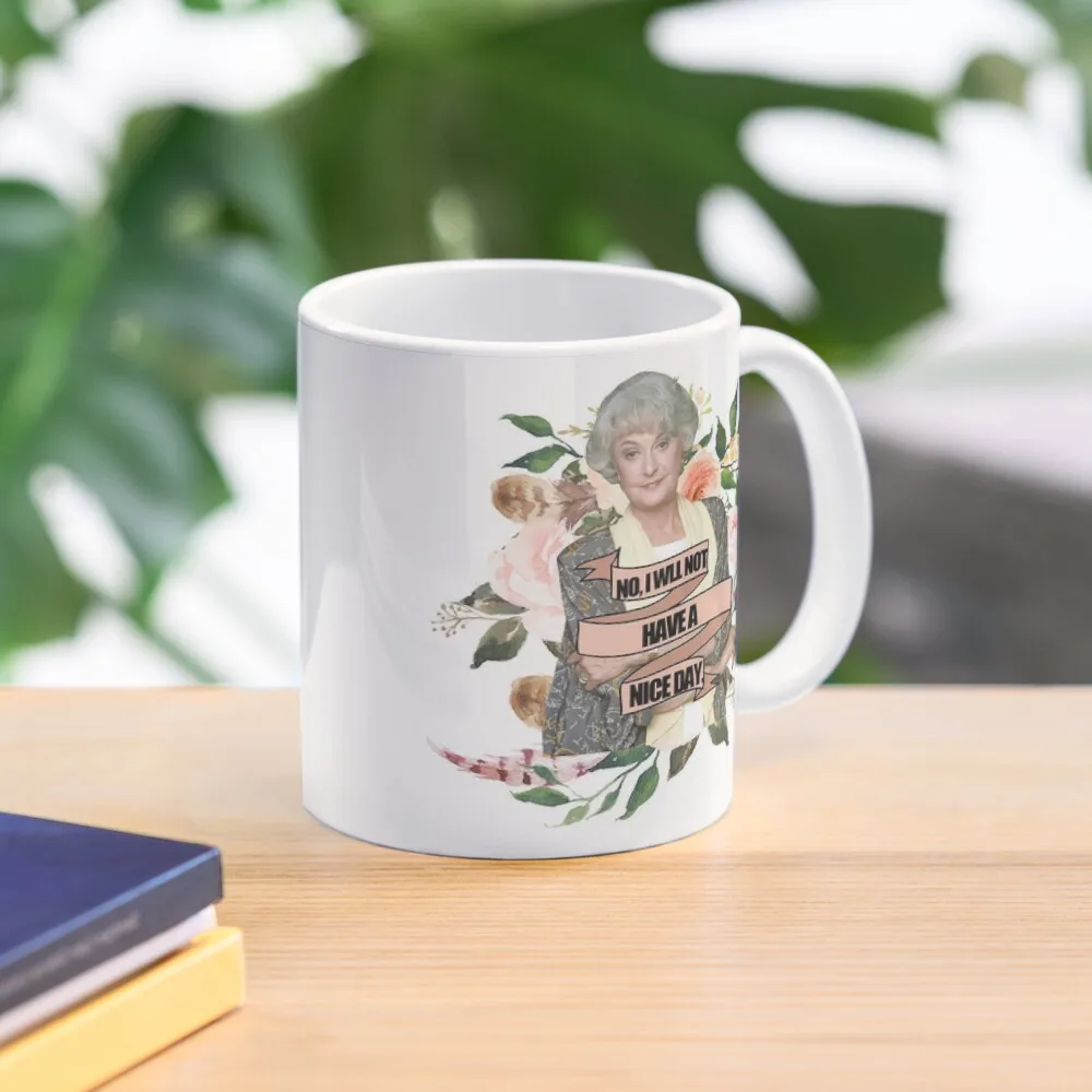 

no i will not have a nice day Coffee Mug Ceramic Cup Anime Mug