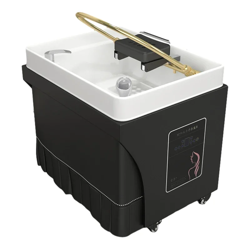 

Beauty bed, separate shampoo basin, water circulation for hair care
