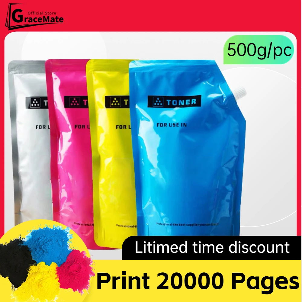 

500g Toner Powder Printable 20000 Pages Compatible for Samsung CLT 407 CLP 320 325W 326 326W 321N CLX 3185FW 3186 3186N 3186FN