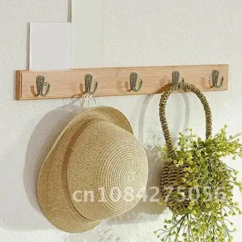 

Wall Mounted Hook Single Robe Coat Hat Holder Key Hanger with 10pcs Screws Decorative Storage Hook Organization Pieces 20