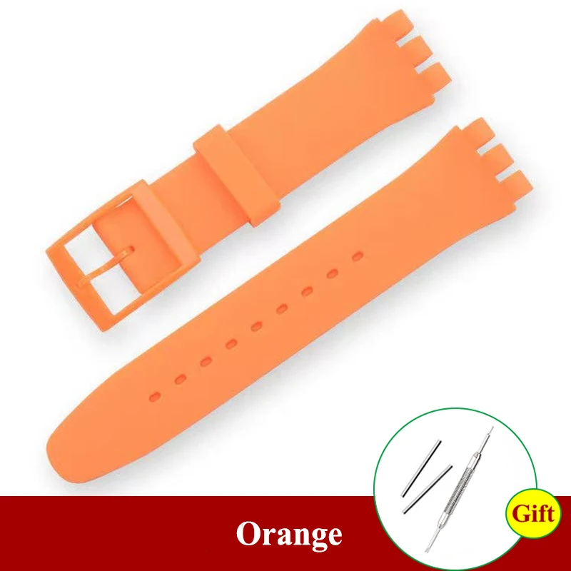 Colorful Soft Silicone Bracelet Watchband Strap Replacement with Tool