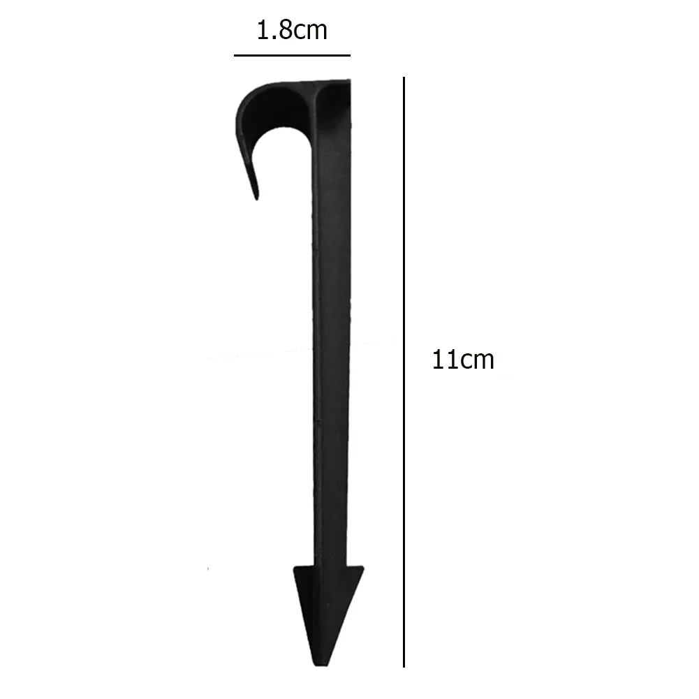 50pcs 16/20mm Hose Anchors Fixed Stakes Gardening Tools for PE Tubing Holder Pipe for Lawn Greenhouse Tent Flower Pot