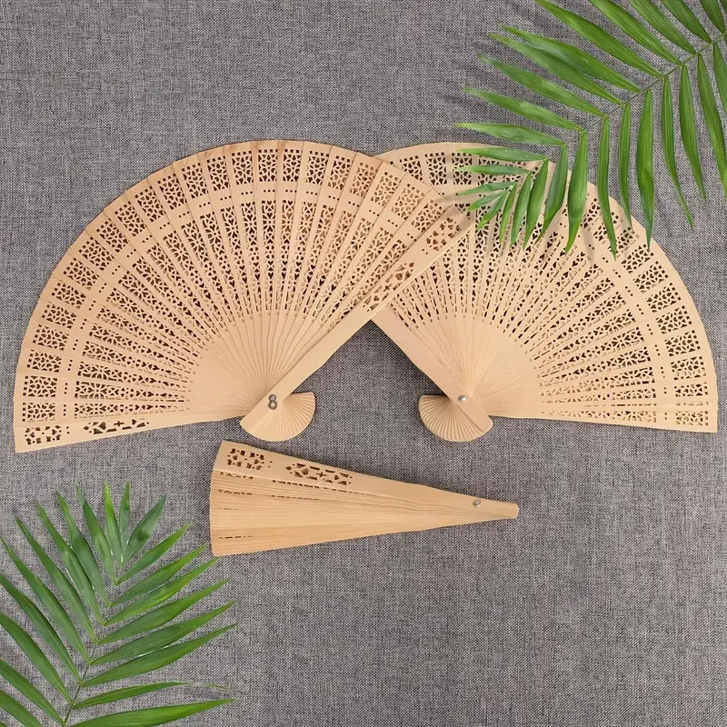 Chinese Style Black Vintage Hand Fan Folding Fan