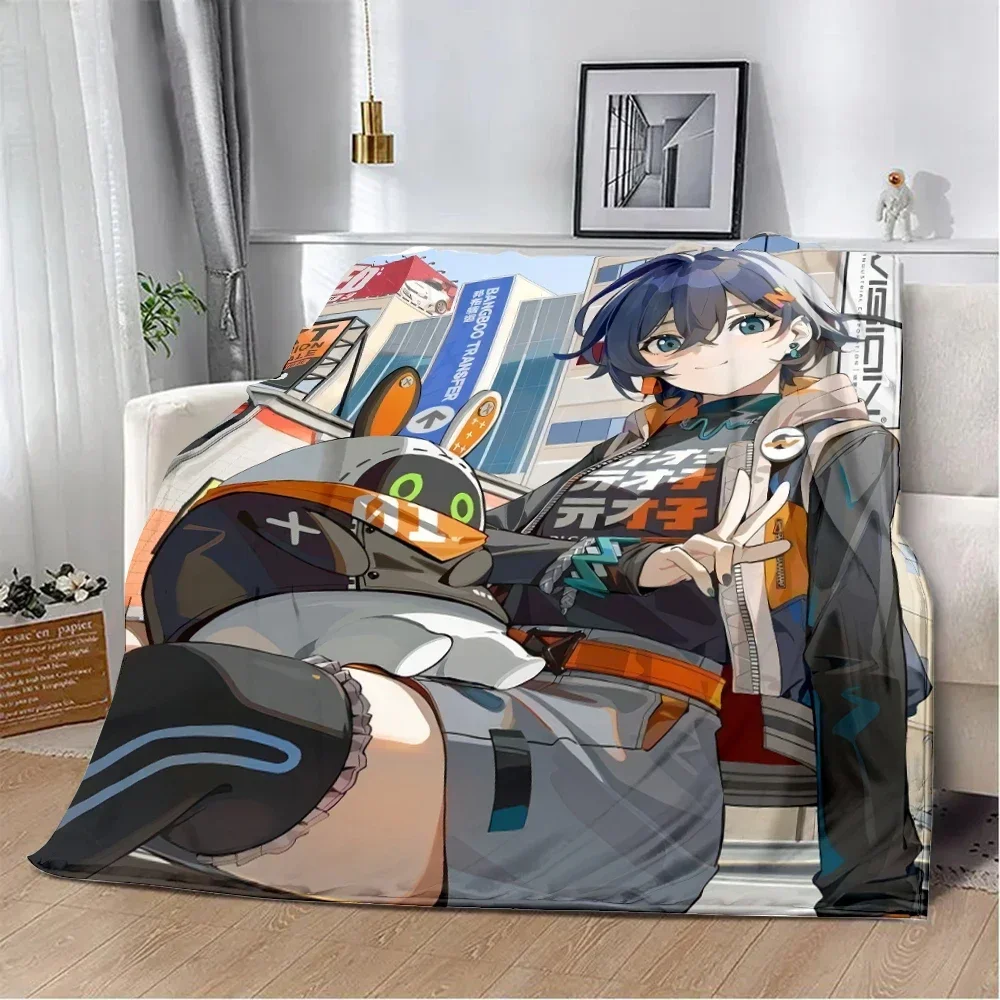 Zenless Zone Zero ZZZERO ZZZ Nicole Printed Blanket Picnic Blankets Warm Blanket Soft and Comfortable Home Travel Birthday Gift 5