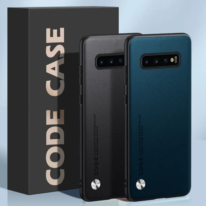Luxury Matte PU Leather Phone Case - Silicone Protection Cover