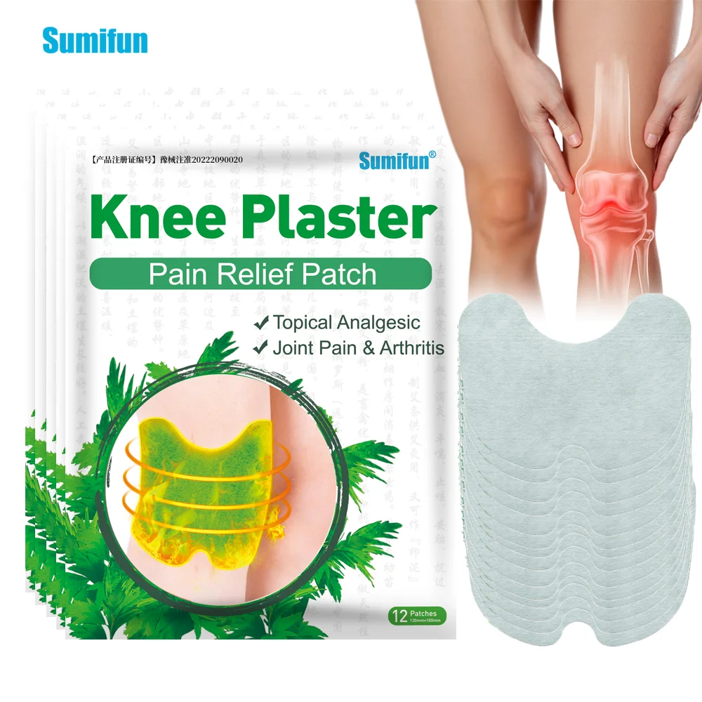 

12/24/36/60Pcs Sumifun Wormwood Knee Pain Relief Patch Rheumatoid Arthritis Analgesic Sticker Joint Muscles Ache Medical Plaster