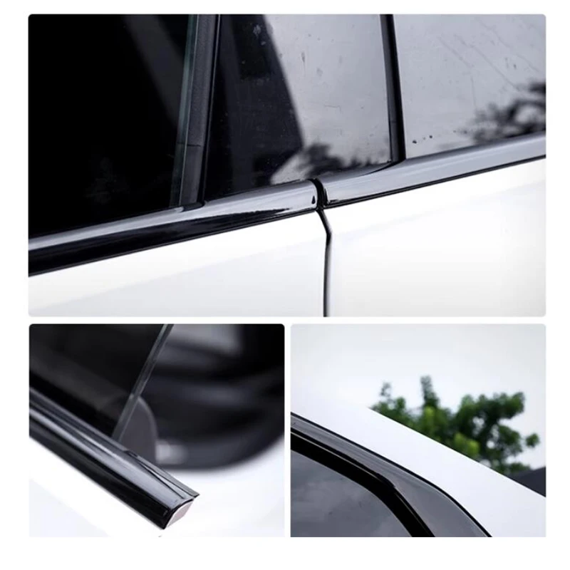 Car Window Molding Strip For Volkswagen CC 2013 2014 2015 Exterior Sill side Cover Trim 8PCS
