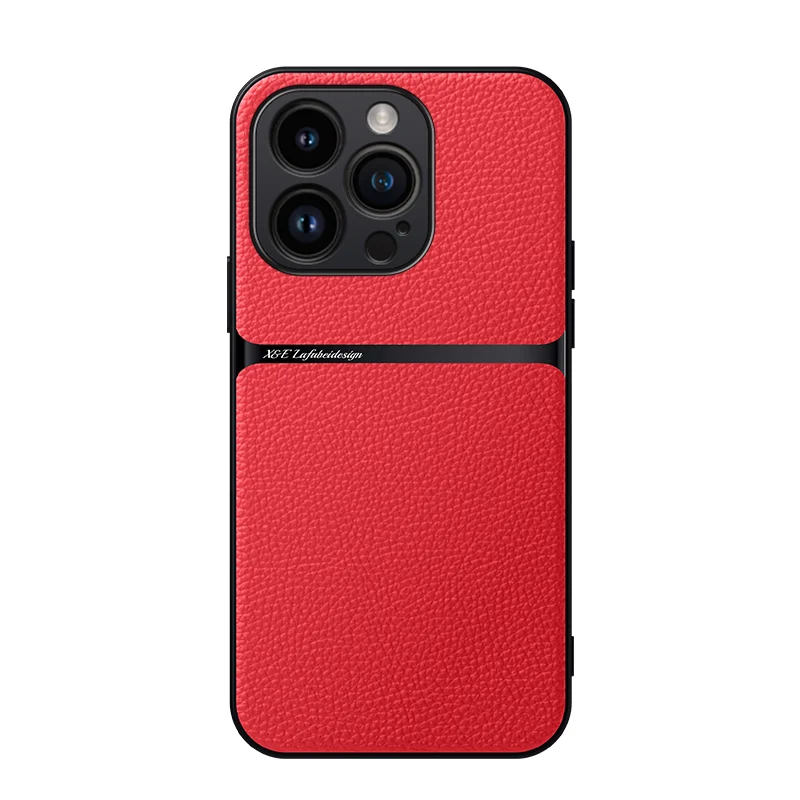 Luxury Leather Soft Cover Phone Case - Elegant Design