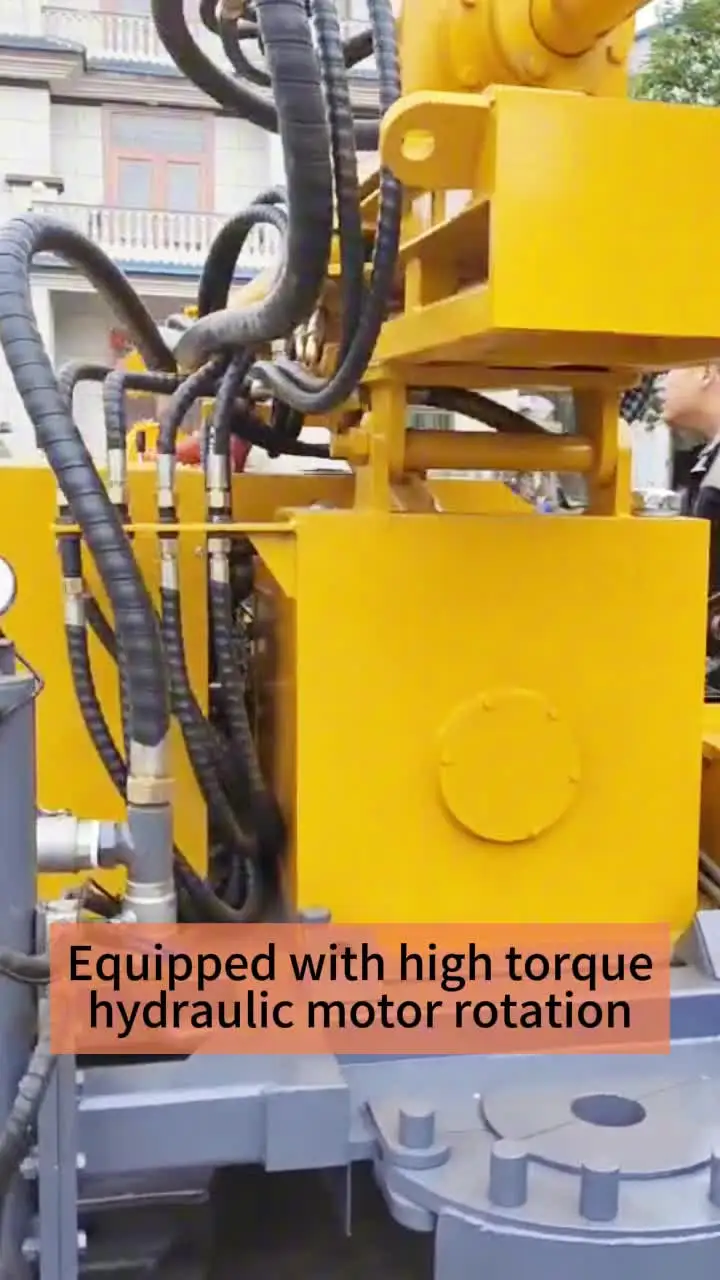 65 кВт гусеничная самодельная неглубокая 200 м метров установка для бурения