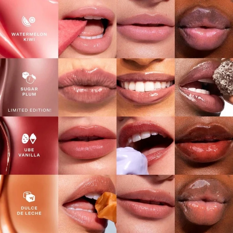 Lip Gloss Lip Makeup Lip Glaze Lip Tint Lip Stain Lip Lacquer Lip Plumper 28 Beauty Tinted Moisturizing Set 4PCS Liquid Lipstick 5ml*4 Women Makeup
