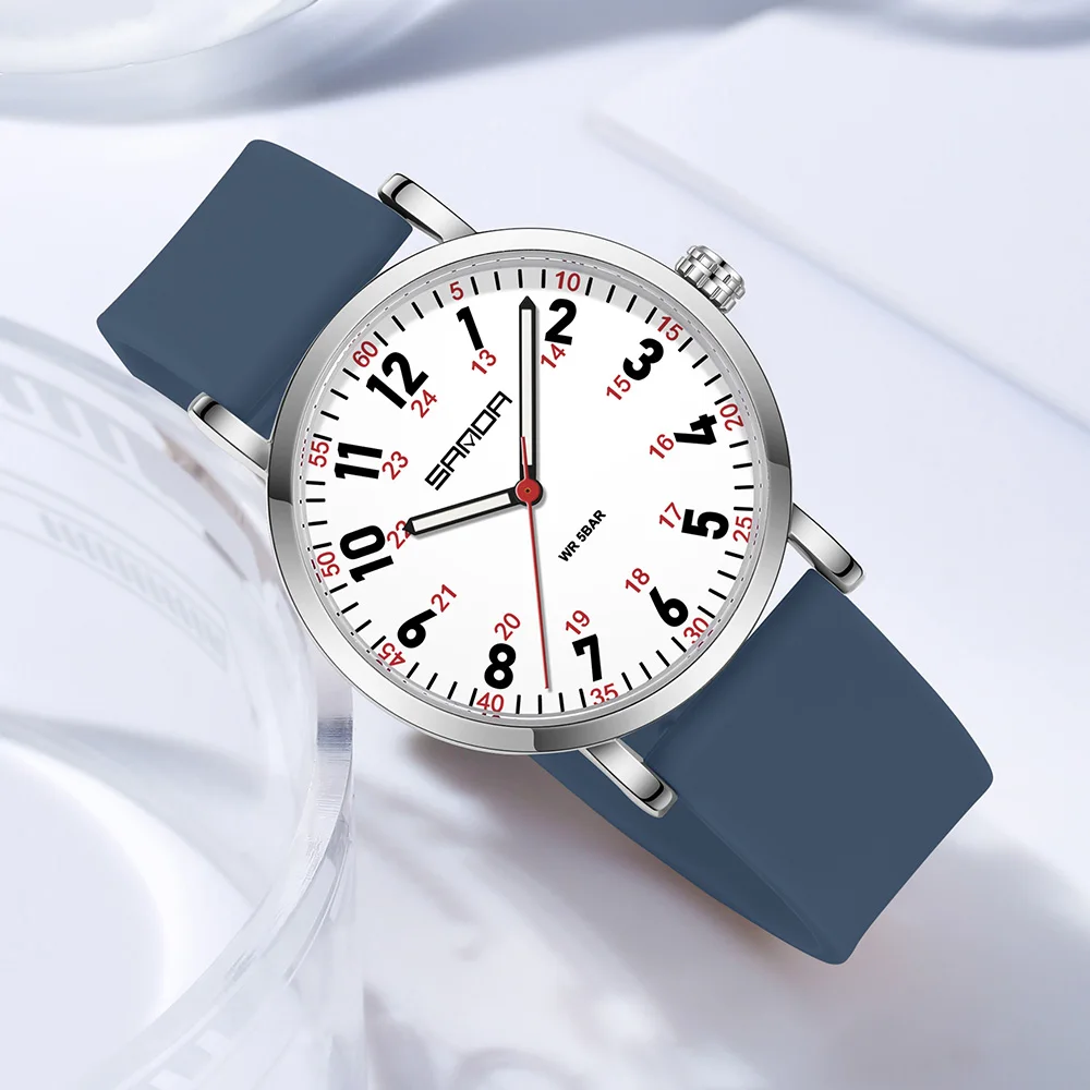 Fashion Ultra-thin Women's Watches, Soft silicone strap Designer Quartz Watch For Woman,Simple Elegant Analog Lady Wristwatches 5