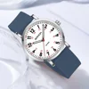 Fashion Ultra-thin Women's Watches, Soft silicone strap Designer Quartz Watch For Woman,Simple Elegant Analog Lady Wristwatches 5
