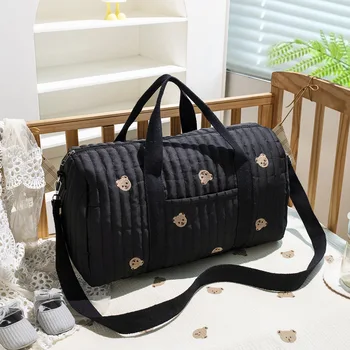 Borsa per mamma grande Borsa per pannolini per maternità Borsa per pannolini per bambini di grande capacità Organizzatore di articoli per bambini Borsa da viaggio per donna Borsa multifunzionale 1