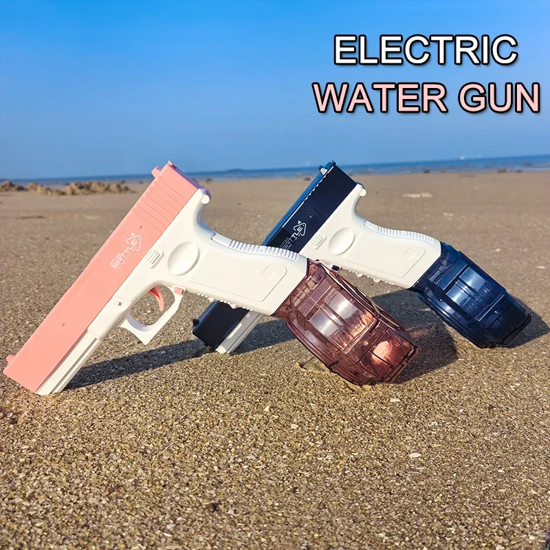 Electric Automatic Water Gun High Pressure Burst Toy Blaster_voghion.com