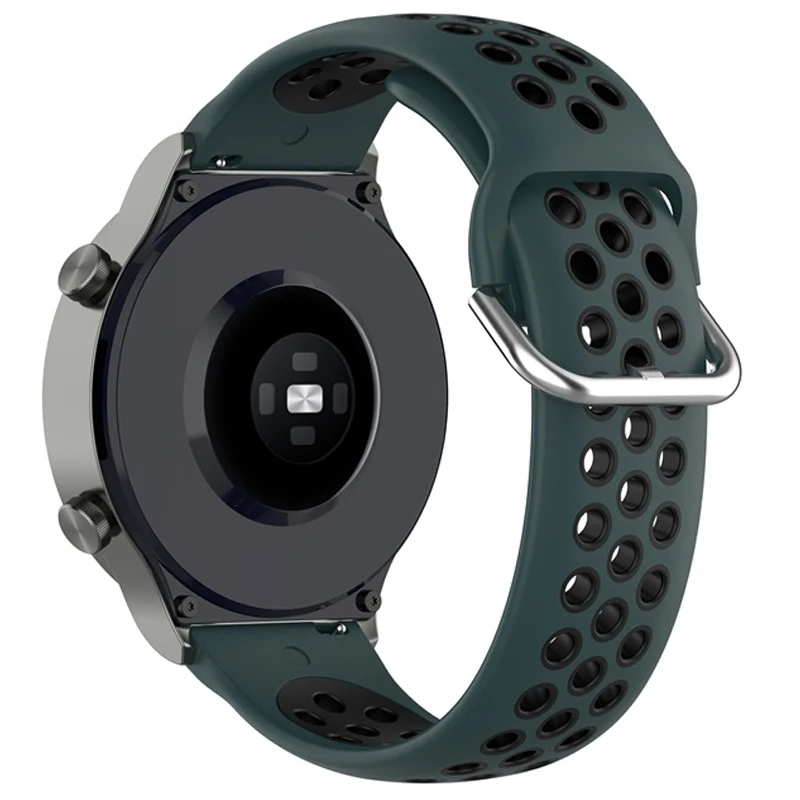 Silicone Smart Watch Strap - Adjustable 20/22mm Band for Enhanced Comfort and Style