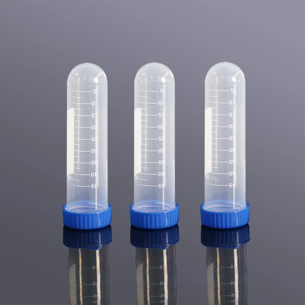 Biosharp 50ml Screw Top Centrifuge Tube Sterile Experimental Equipment Teaching Supplies Life Science Test Tube 50Pcs