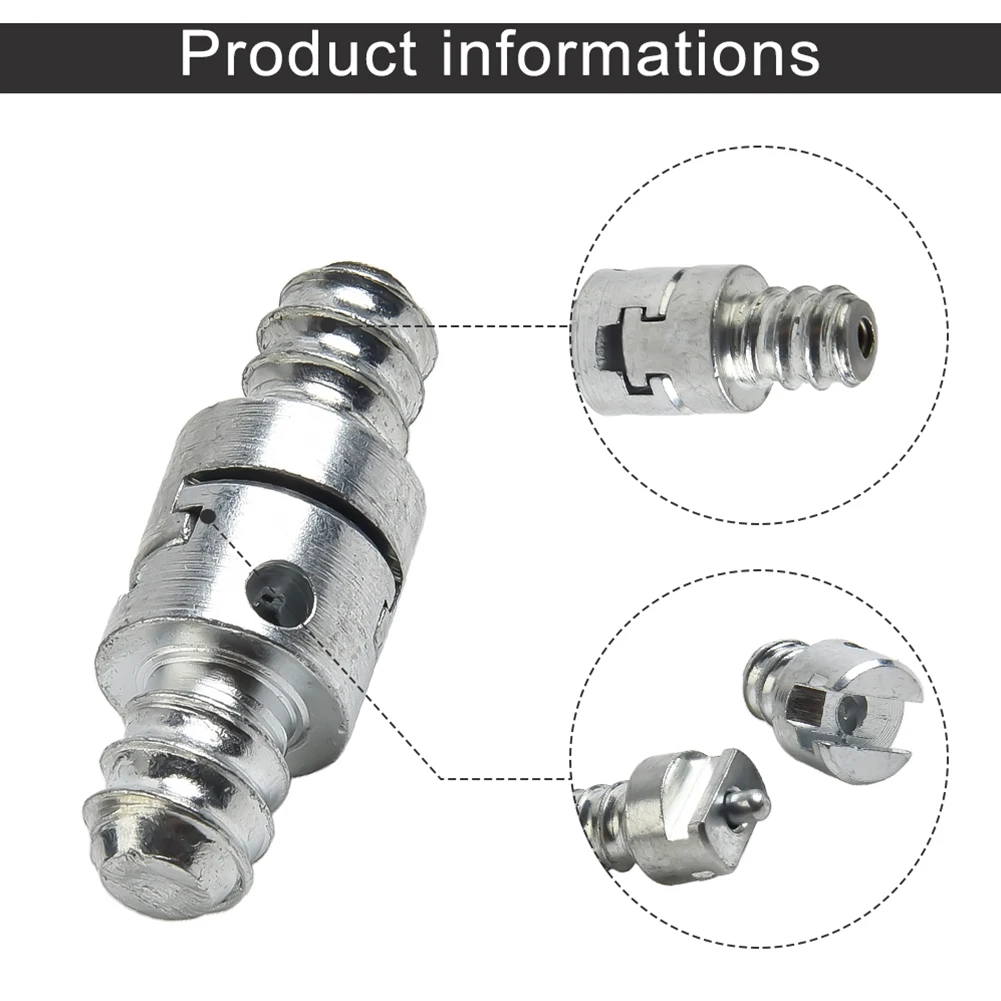 

10pcs Male With Female Join Connector Set 16mm For Connection Of Electric Drill Pipe Dredge Machine Power Tools Accessories