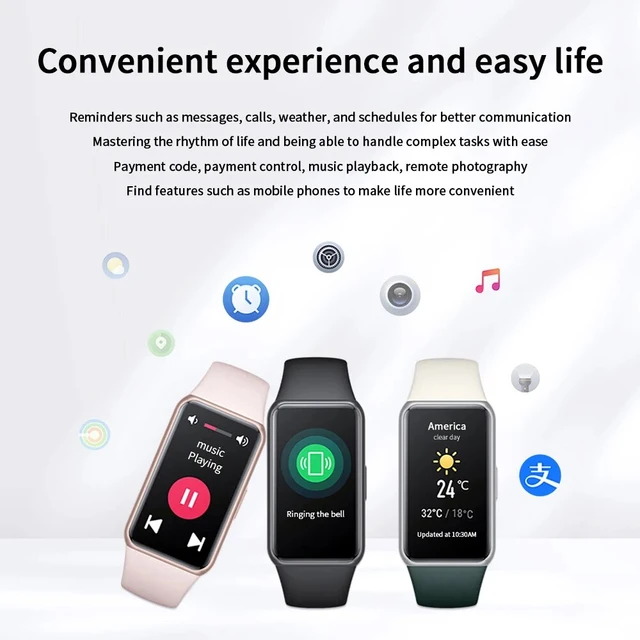 Honor Band 7, 1.47 inch AMOLED Screen, Support Heart Rate / Blood Oxyg