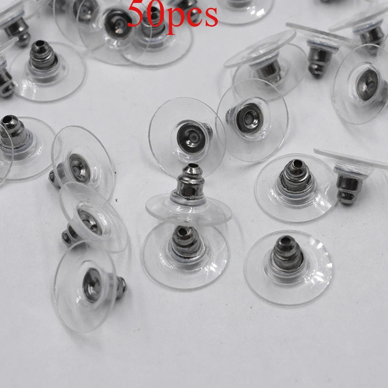 Free shipping Soft Silicone Rubber Earring Back Stoppers for Stud