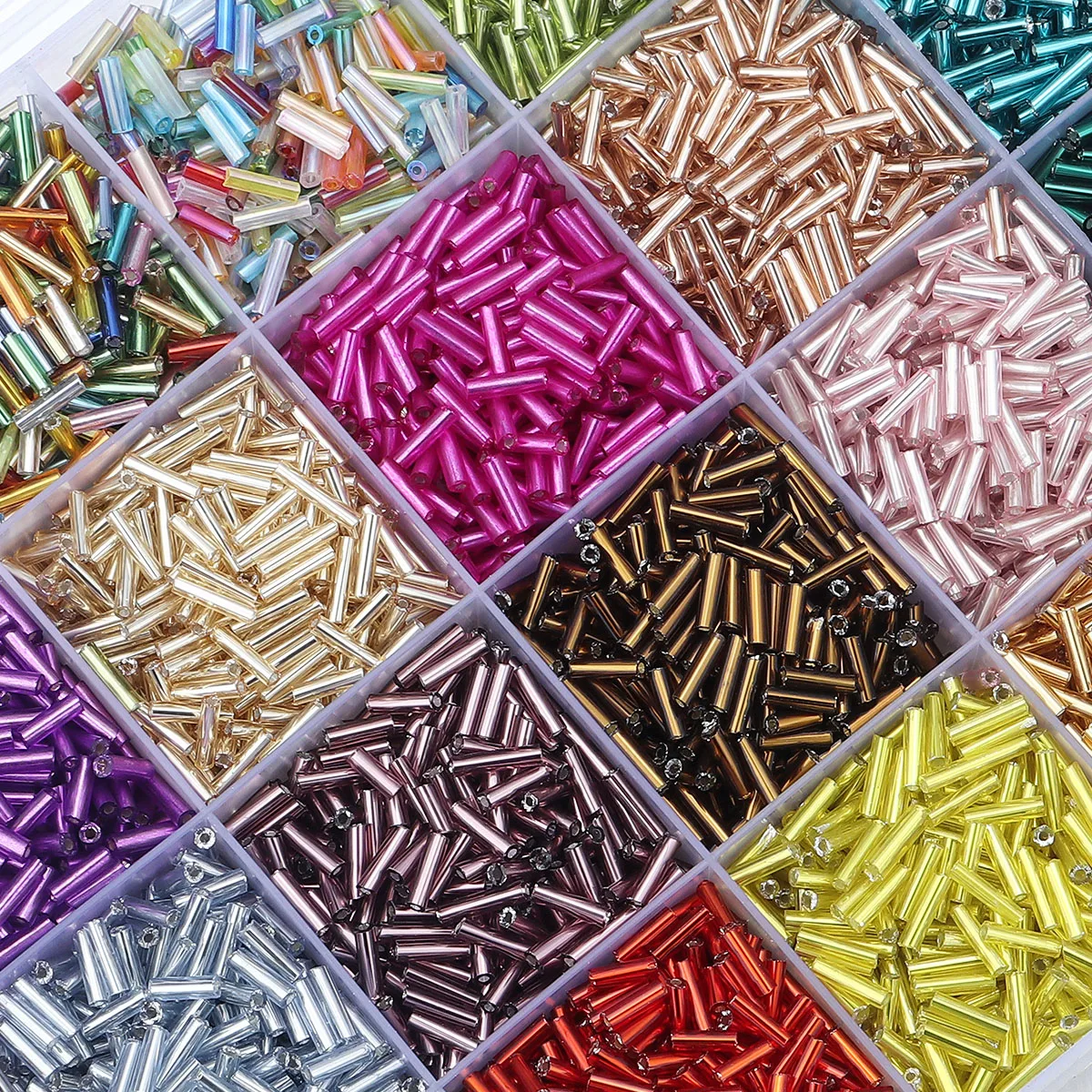 Vibrant Glass Seed Beads for Jewelry Crafting - 10g Pack