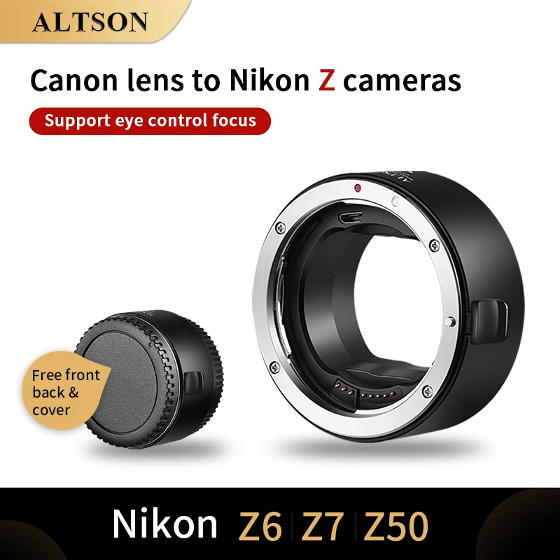 Altson Cef-Nz Nikon Z A Canon Ef Lens Adapter Support Is Video Auto Focus Adapter Ring Per Nikon Z Mount Z5 Z6 Z7 Z50 Camera