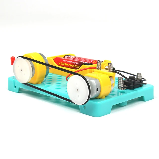 Pulley Generator Motor Electric Wheel Model Toy