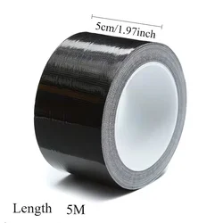 Ultra - Durable Waterproof Tape - Heavy Duty Adhesive Repair & Light Blocking Solution - 50mm (Black - 1 Roll)