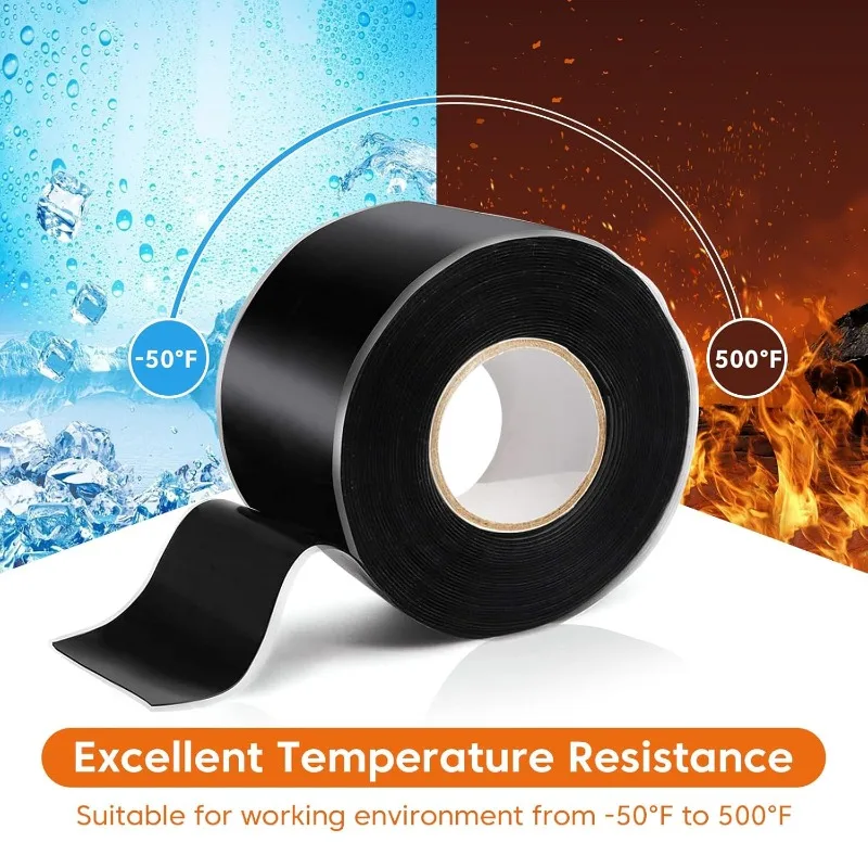 Enhanced Waterproof Self-Fusing Silicone Repair and Insulation Tape