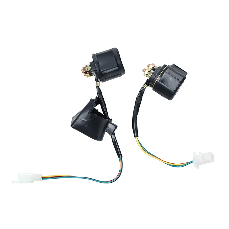 

12V Motorcycle Dirt-Bike Regulator Rectifier 50cc 125cc 150cc Relay Ignition For ATV Go Kart Solenoid 14"in Extra Long Wire