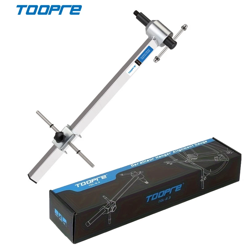 

TOOPRE Derailleur Hanger Alignment Gauge Tool Stainless Steel Rotation Adjustable Gauge Tool Kit Cycling Derailleur Repair Tools