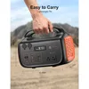 Portable Power Station Ports Camping Power Bank for Outdoors Home LED Lithium Battery Backup with USB-C Solar gene 2