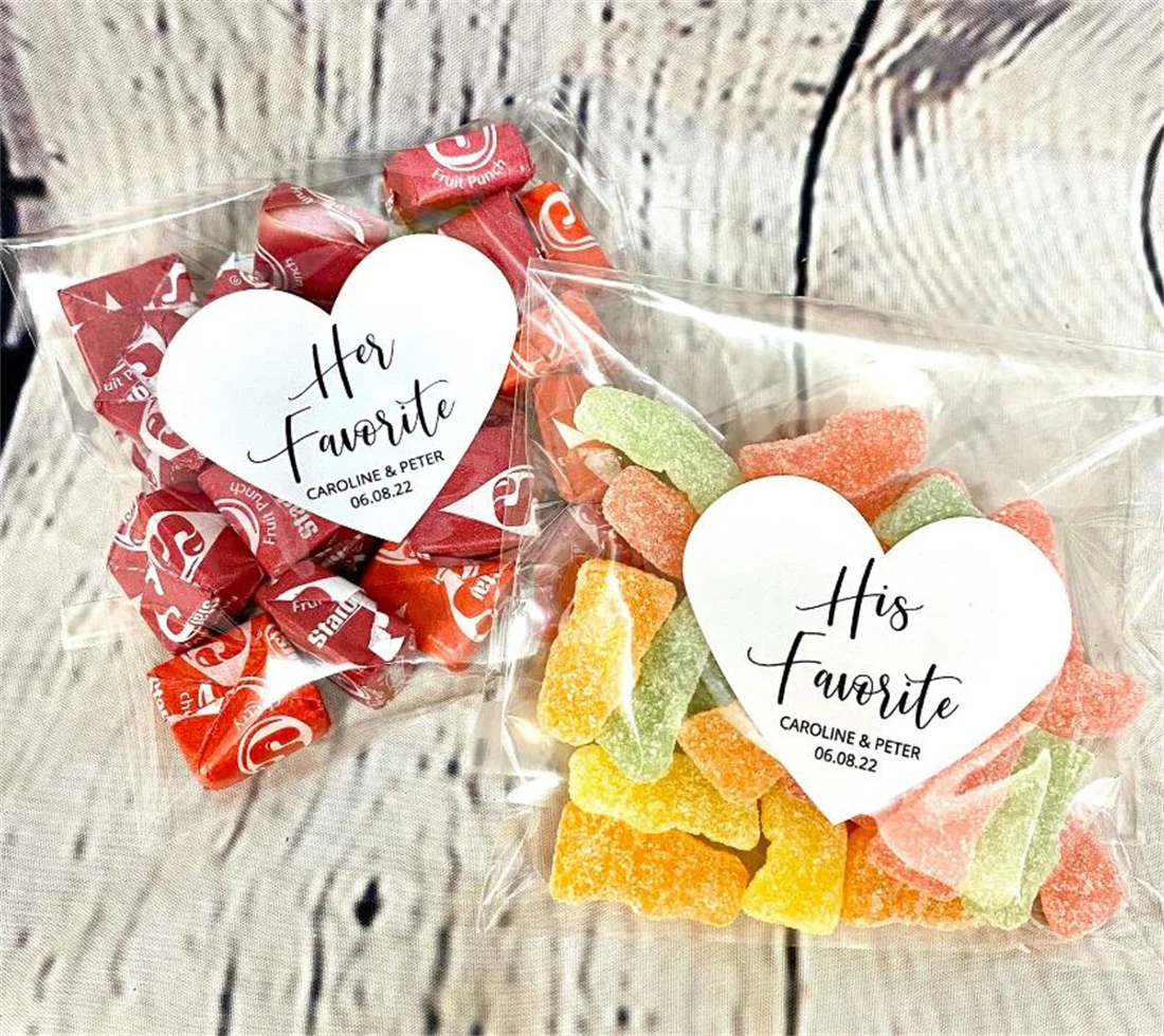 

25 см стикеры и сумки с надписью Sweet Heart His Her