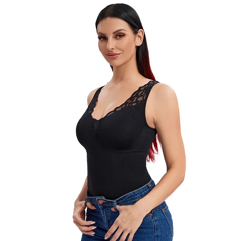 NEW Cami Tank Top Lace Slimming Body Shaper WomanOcean