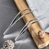 Kitchen Tongs Kitchen Utensil BBQ Tweezer Food Clip Kitchen Bar Chief Tongs Stainless Steel Portable for Picnic Barbecue Cooking 6