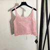 Fashion New Women Sexy Cotton Crop Top Sleeveless Hollow out design Vest Tank Top Camisole 1