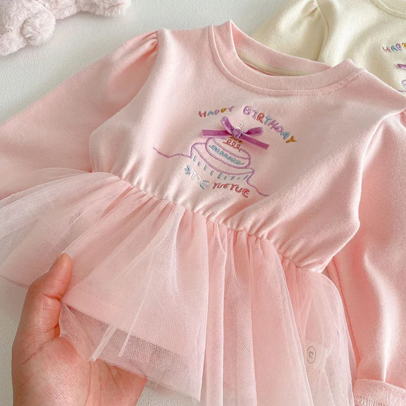 Girls Long Sleeved Lace Blouse for Spring