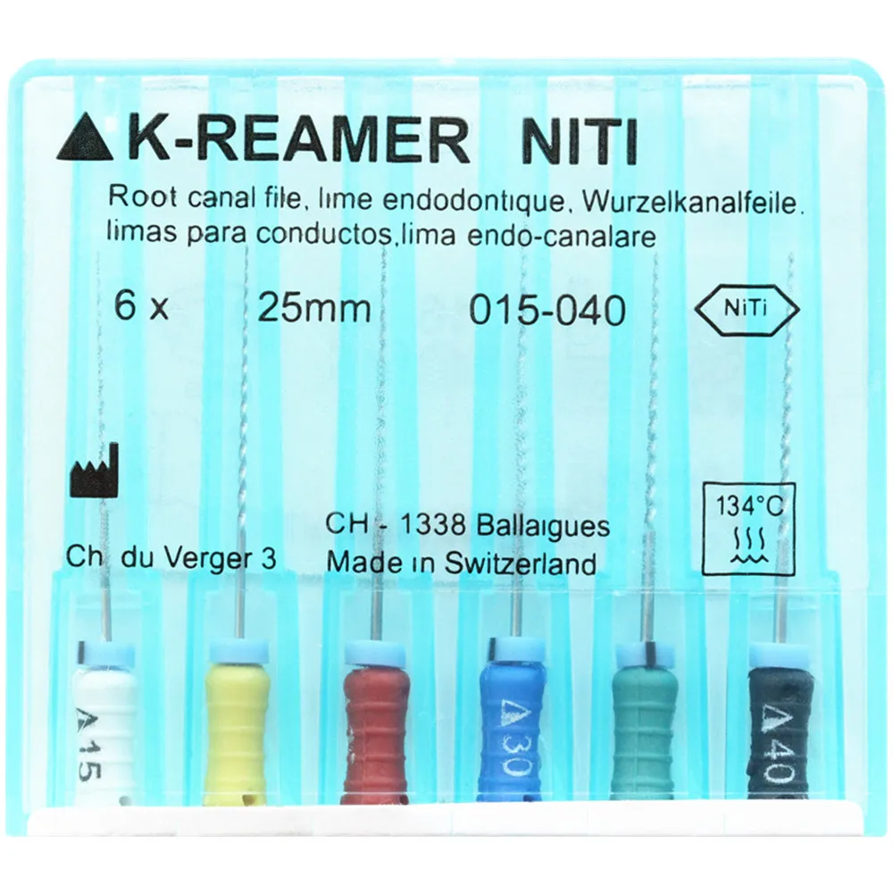 1Pack2125mmDentalKREAMERFILENiTiFlexibleEndoRootCanalR