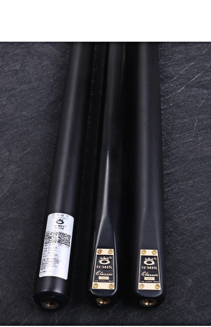 ビリヤード OMIN アッシュシャフト（ケース付き) Omin-ケース付きスヌーカーキュー,9.5または10mmチップ,アッシュ