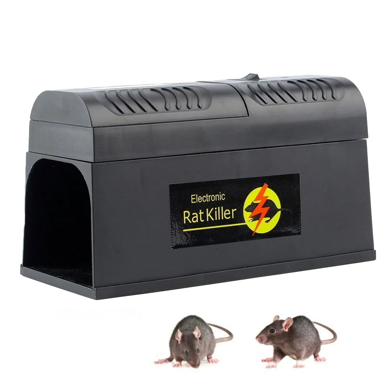 Behogar Electric Shock Mouse Mice Rat Rodent Trap Cage Killer Zapper