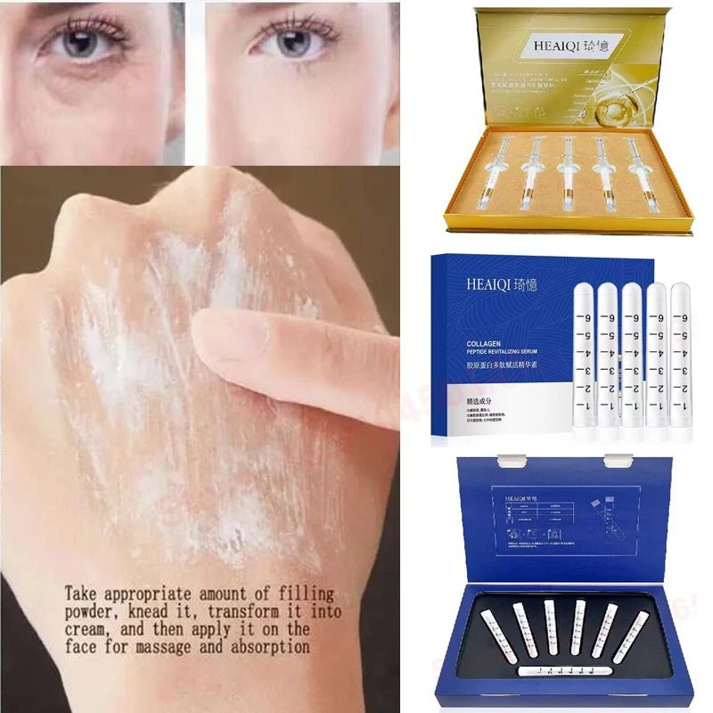 

Eight-Fold Peptide Frozen Age Collagen Filling Powder Moisturizing Rejuvenation Delicate Filling Powder Cream Skin Care Products