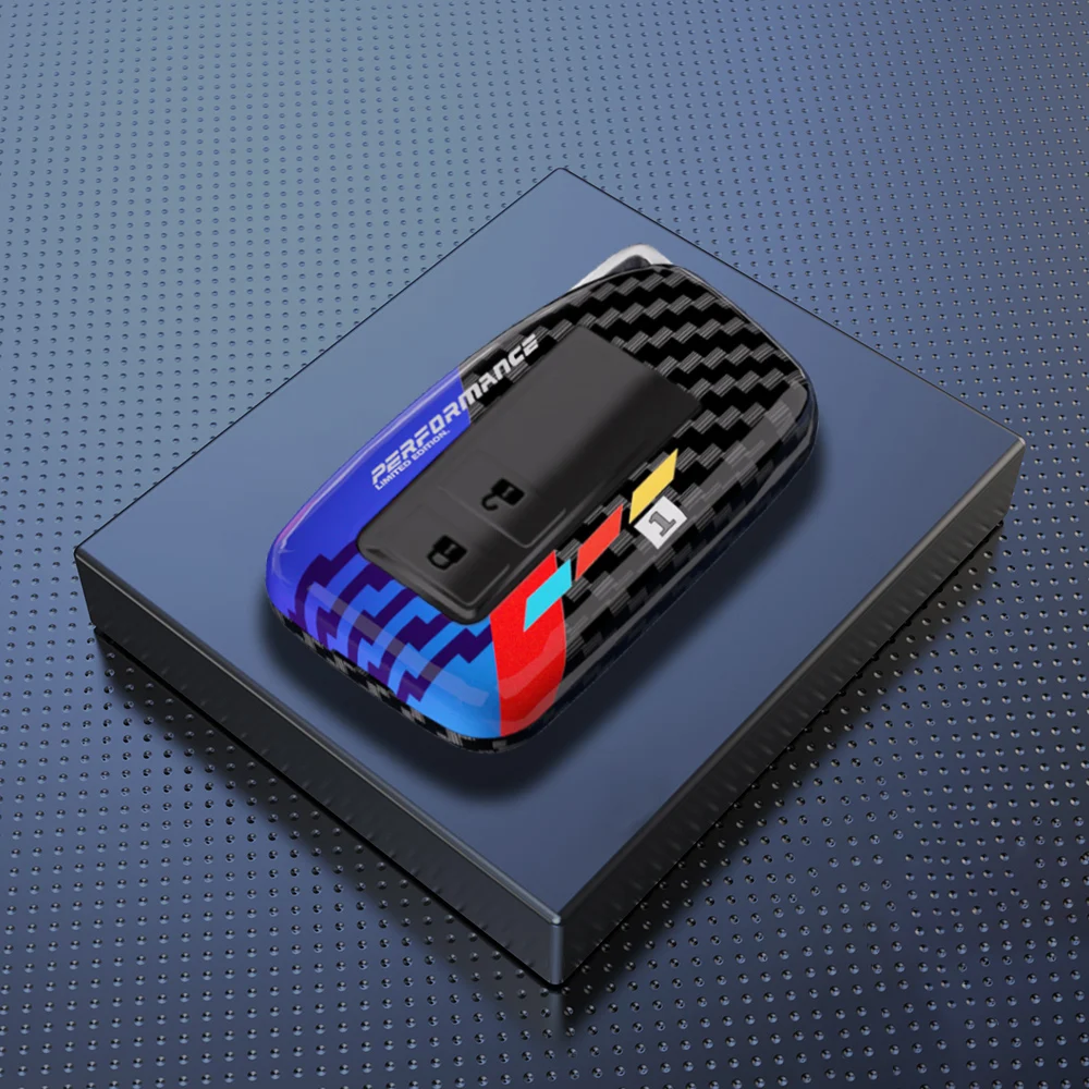 Premium ABS Carbon Car Key Case Cover