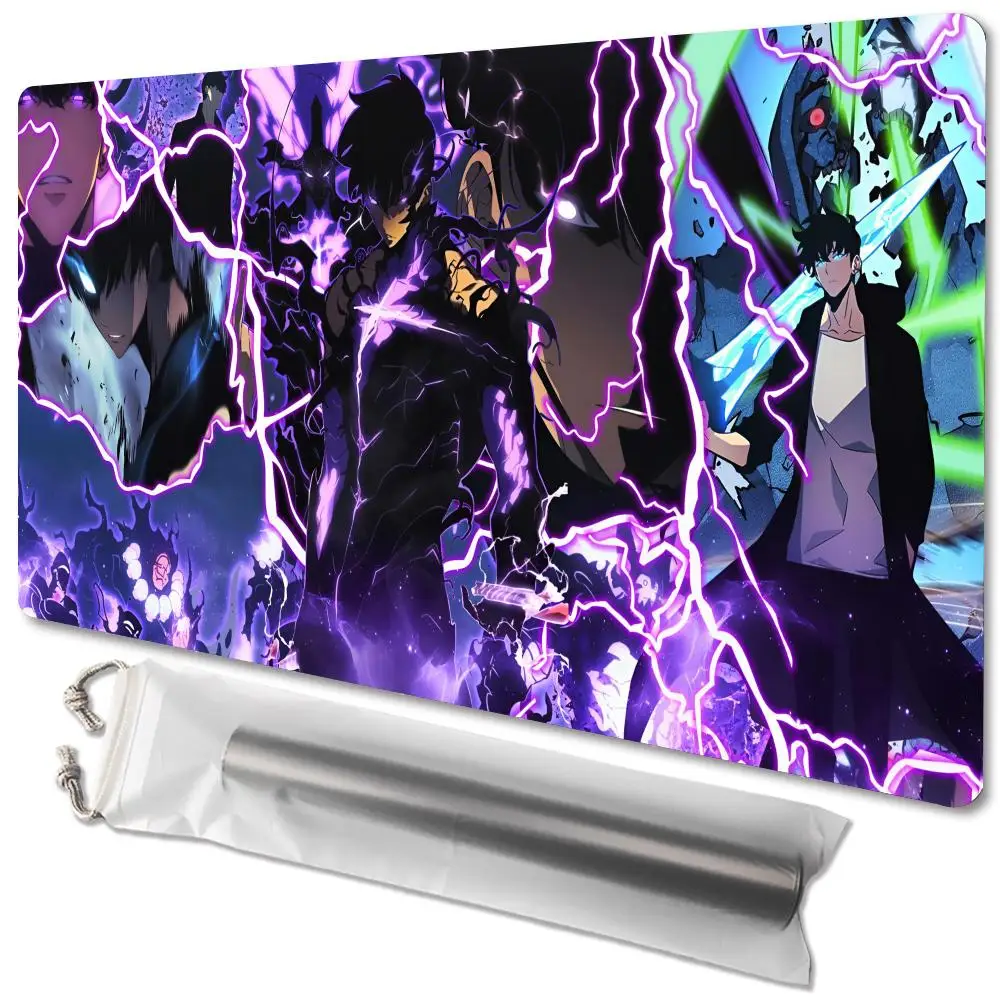 Grande Lockedge Gaming Mouse Pad Anmie Solo Nivelamento Mousepad Teclado de Computador Table Desk Mat - Imagem 6