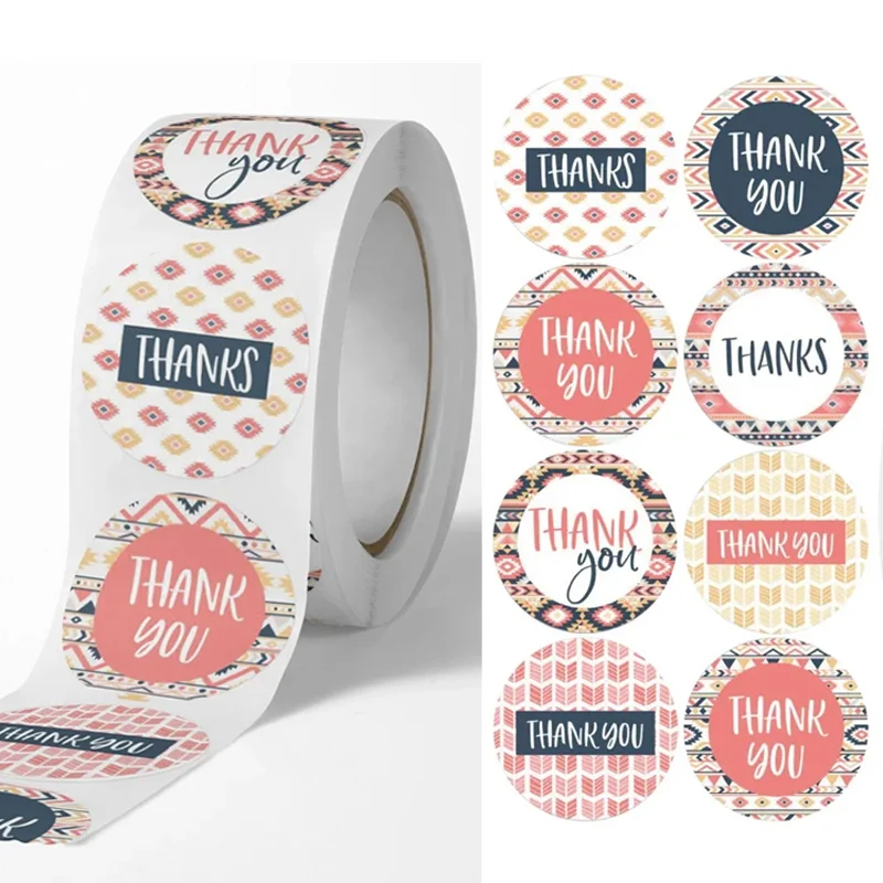 

Наклейки с надписью «Thank You», 500 шт.