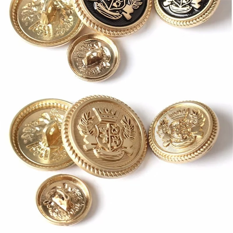 10pcs Metal Buttons for Clothing Sewing Accessories and Supplies Hand-stitched Coat Jacket Buttons 20mm Clothes Buttons 4