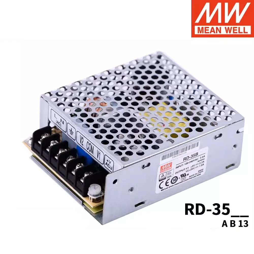 MEAN WELL RD-35 RD-35A RD-35B RD-3513 이중 출력 스위칭 전원 공급 장치 5V/12V/24V±15V DC 전압 조정기 NED