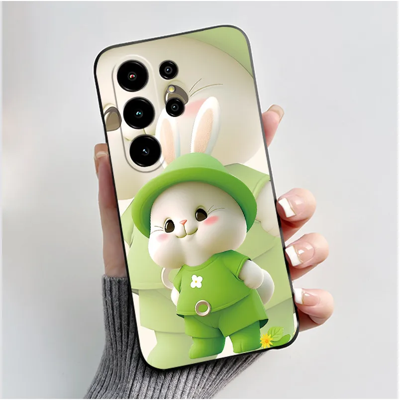 Luxury Cute Love Heart Rabbit Silicone Soft Back Phone Case