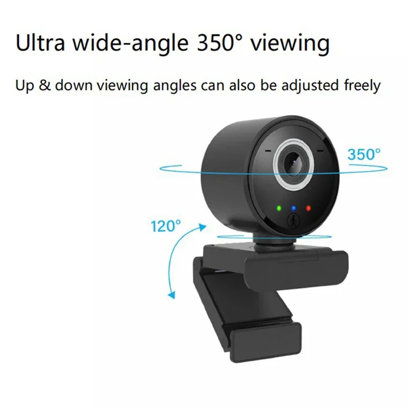 AI Humanoid Auto Tracking Webcam 1080P HD With Super WDR Remote Controllable Smart USB Camera
