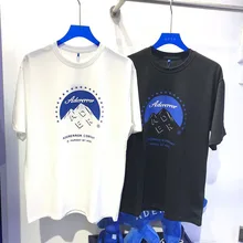 

ADER ERROR Short Sleeve Snow Mountain Print Loose Crew Neck Men Women 1:1 High Quality ADER T shirt