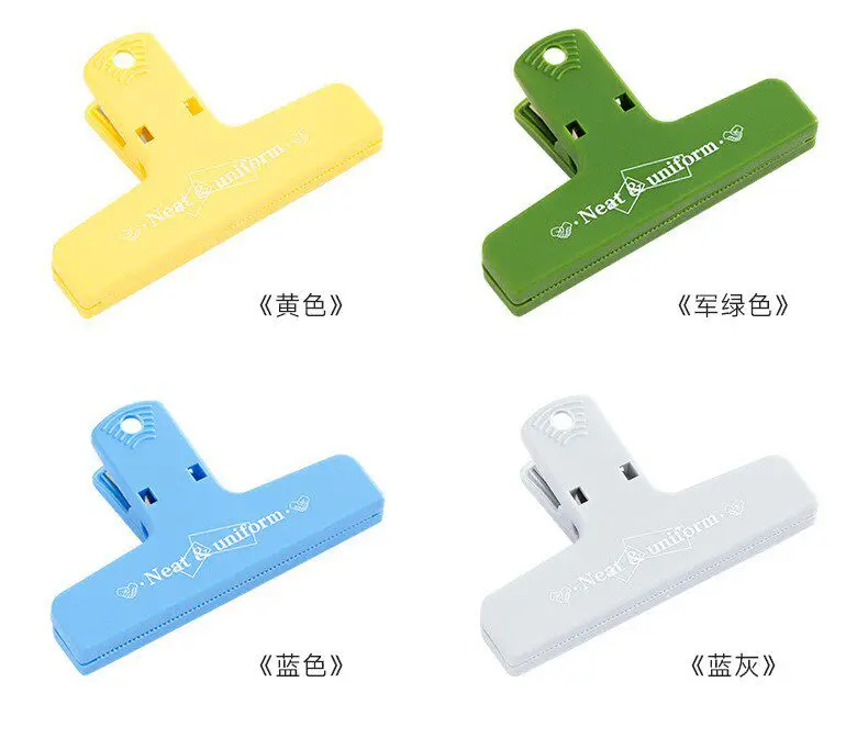5PC 빈티지 플라스틱 자석 사진 클립 세트 휴대용 경량 스크랩북 장식 냉장고 파일 클립