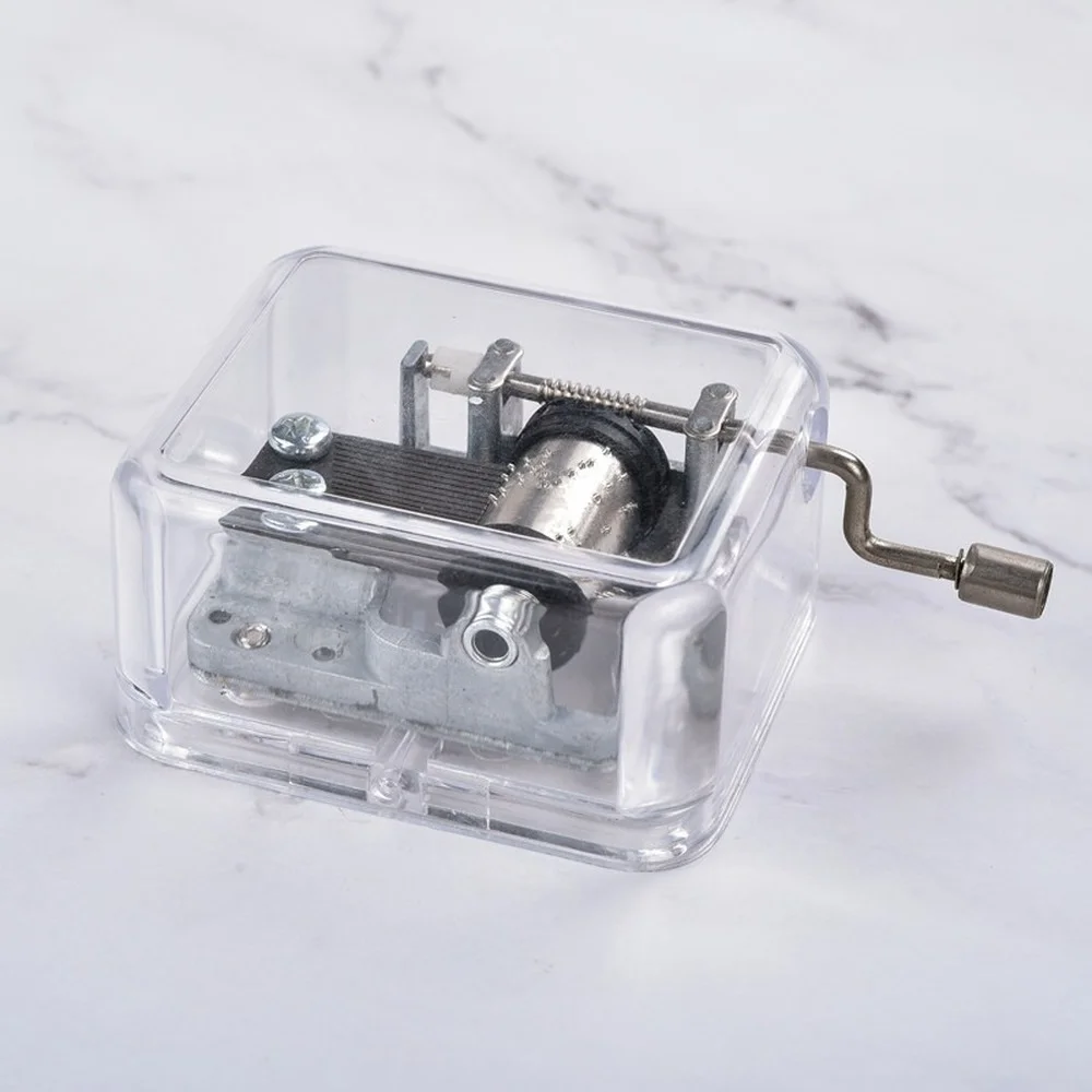 Music Box Hand Crank Birthday Chrismas Gifts Kids Child Creative Crafts music box carousel music box